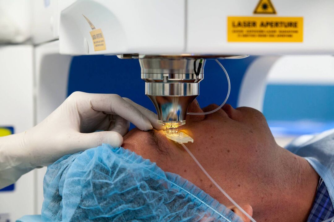 Laser surgery restores vision
